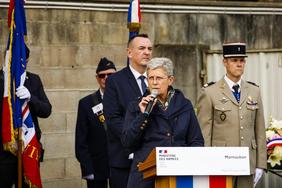 Déplacement de G. Darrieussecq, ministre déléguée auprès de la ministre des Armées à Montauban