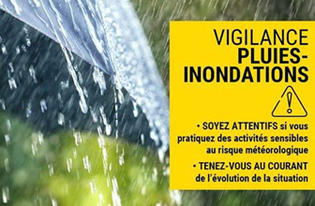 Vigilance jaune pour risques d'inondations de la Garonne toulousaine